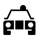 car vehicle transportation glyph Icon