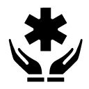 care britisch medical glyph Icon