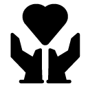 care love glyph Icon