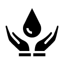 care water glyph Icon