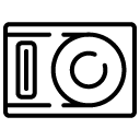 cd player line icon