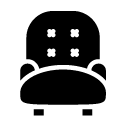chair glyph Icon