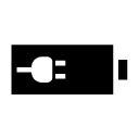 charge battery 3 glyph Icon