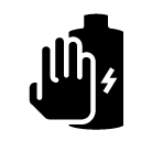 charge battery care glyph Icon