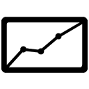 charts tablet solid icon