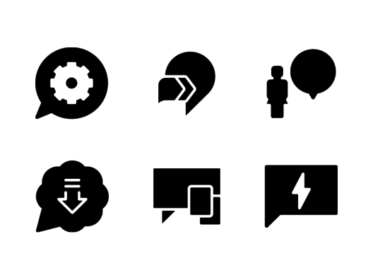 chat-bubbles-glyph-icons