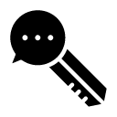 chat key glyph Icon