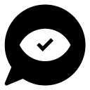 chat view sent glyph Icon