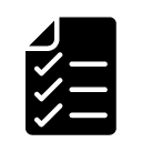 checklist glyph Icon
