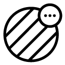 circle 2 line Icon