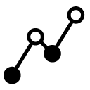 circle hierarchy 2 glyph Icon