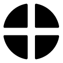 circle menu two glyph Icon
