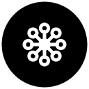 circle multiple drone glyph Icon