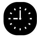 clock glyph Icon