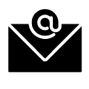 closed envelope 6 glyph Icon