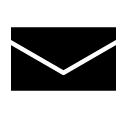 closed envelope 9 glyph Icon
