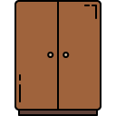 closet filled outline icon