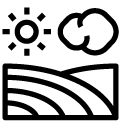 cloud field line Icon