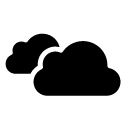 cloud glyph Icon
