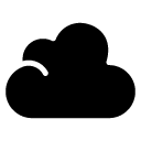 cloud glyph Icon