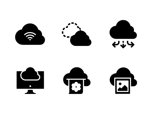 cloud-glyph-icons