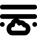 cloud server line Icon