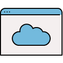 cloud window freebie icon