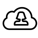 cloud woman line Icon