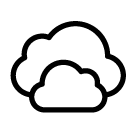clouds line Icon