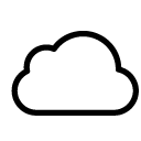 cloudy line Icon