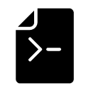 coding file glyph Icon