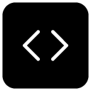 coding glyph Icon