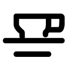 coffee mug saucer line icon