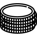 coin stack line icon