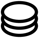 coin stack_1 line icon
