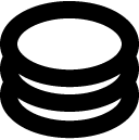 coins stack_1 line icon