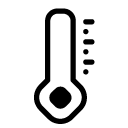 cold temperature line Icon