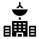 communication building glyph Icon