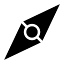 compass indicator glyph Icon
