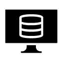 computer server glyph Icon