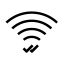confirm wifi glyph Icon