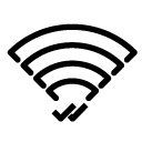 confirm wifi line Icon