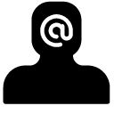 contact email glyph Icon