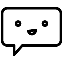 conversation message line Icon