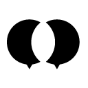 conversation ten glyph Icon
