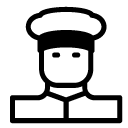 cook man glyph Icon