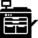 copy machine filled outline Icon