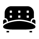couch glyph Icon