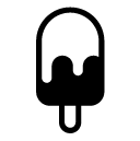 covered ice cream glyph Icon