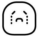 crying line Icon